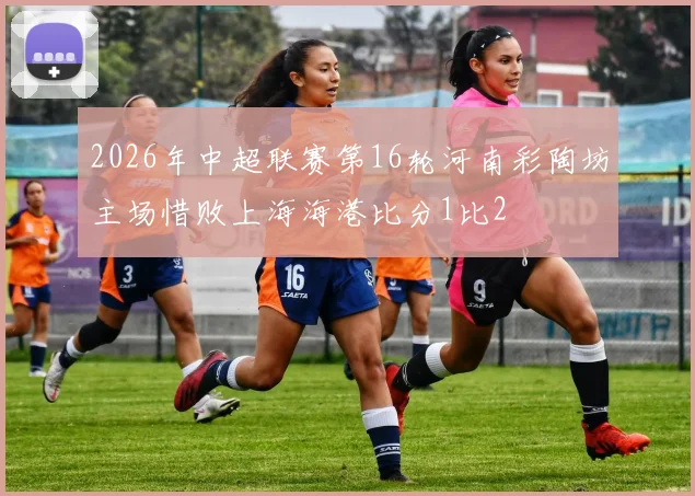 2026年中超联赛第16轮河南彩陶坊主场惜败上海海港比分1比2